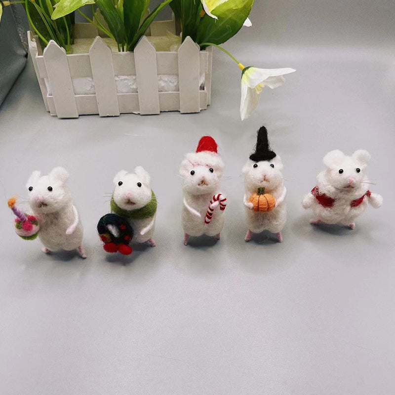 Siopsrl| Felt Mouse Halloween Ornament