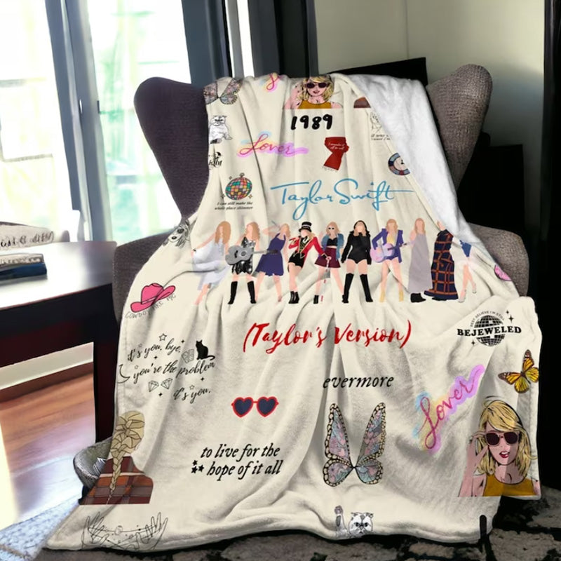 Siopsrl| Swiftmas Nap blanket for Home Office travel