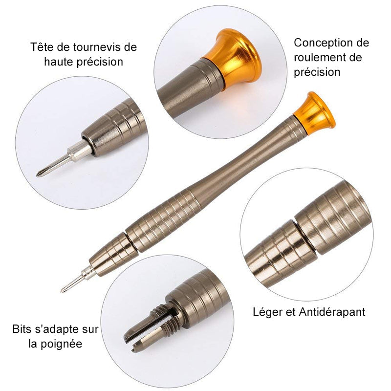 Ciaovie Mini Kit for Precision Screwdriver Repair Tools (25 pieces) | Siopsrl