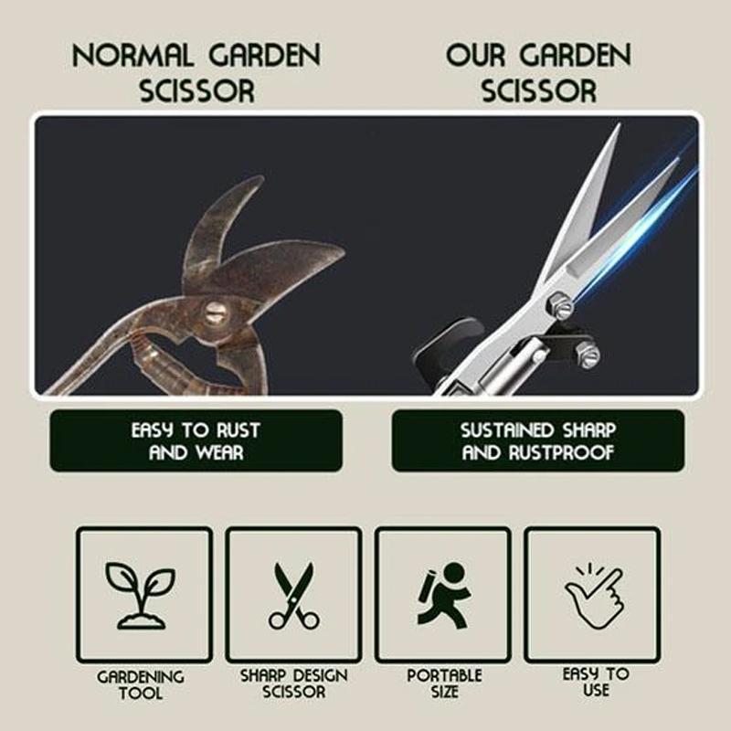 Siopsrl| Portable Pointed Garden Shears