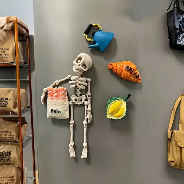 Siopsrl| 3D printed vintage skeleton magnetic figure