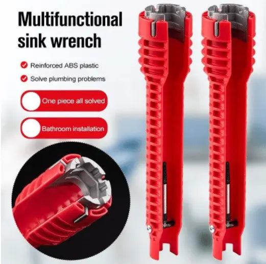 Siopsrl| 8-in-1 flush key – for hard-to-reach fittings