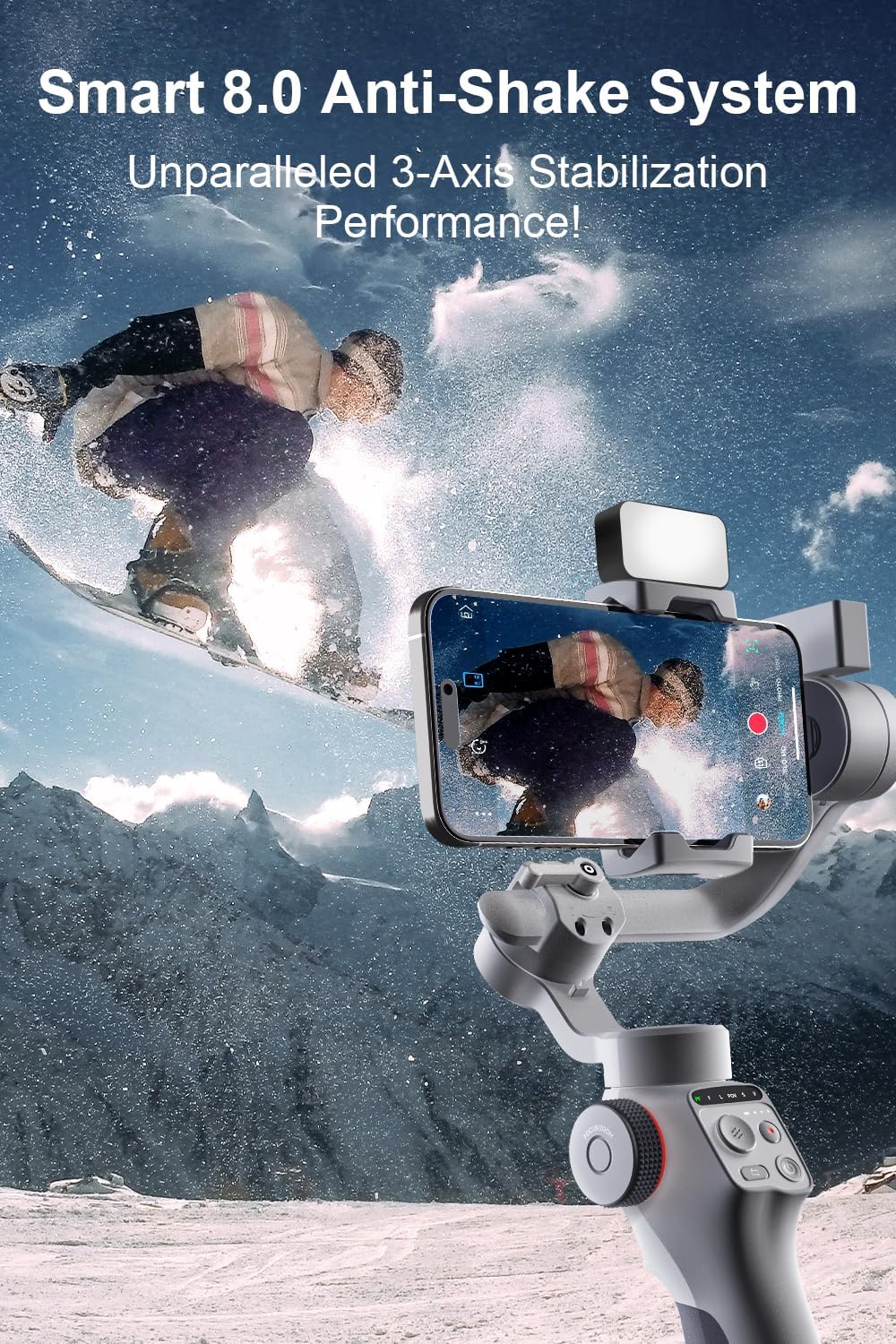 AI Tracking Gimbal Stabilizer for Smartphone