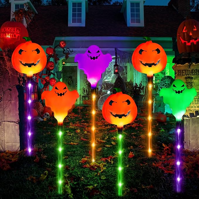 Siopsrl| Solar Halloween Pathway Lights