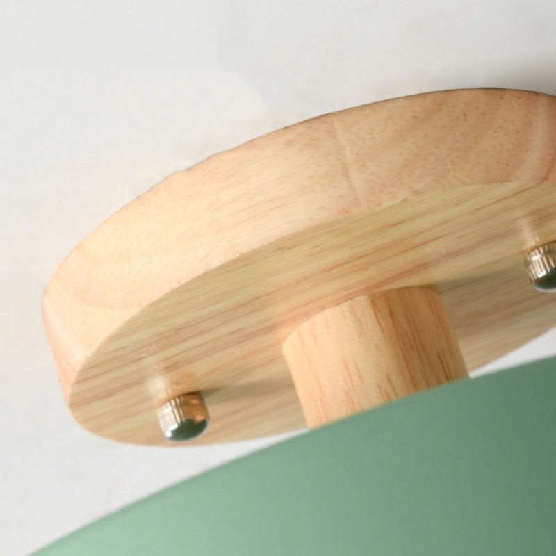 Siopsrl| Modern Wood LED Ceiling Light with Dimmable Function