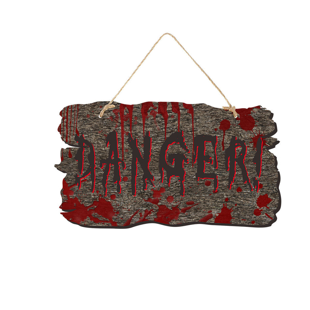 Siopsrl| Halloween Door Sign – Wooden Look Plates with Pumpkin, Skull, and Witch Designs