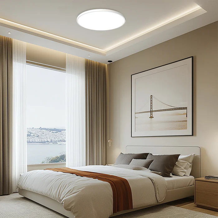 Siopsrl| Ceiling Light Round LED Modern Flush Fixture