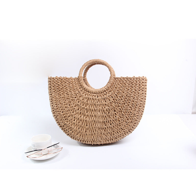 Siopsrl | Generous basket bag with charming round handle Siopsrl