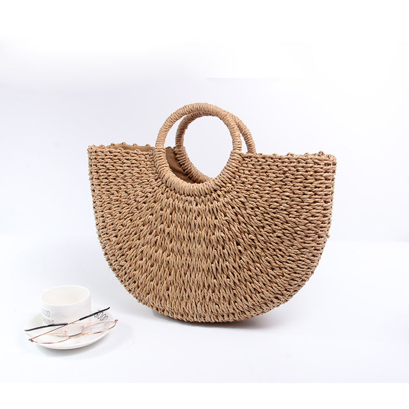 Siopsrl | Generous basket bag with charming round handle Siopsrl