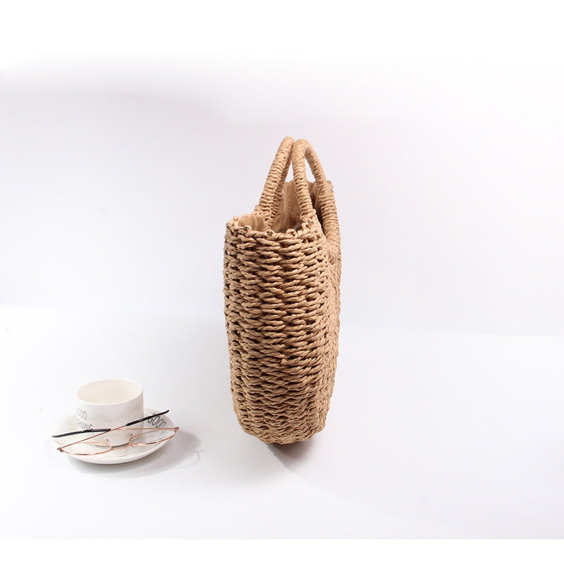 Siopsrl | Generous basket bag with charming round handle Siopsrl
