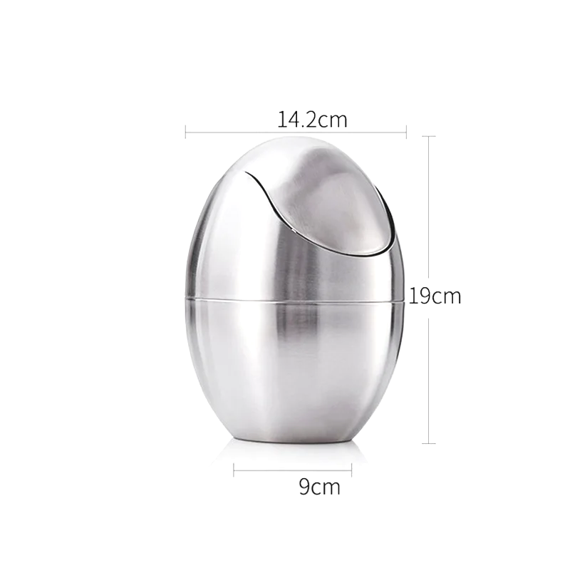 LuxBin Mini Trash Can made of Stainless Steel Siopsrl