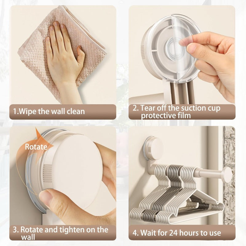 Telescopic Suction Hanger Organizer Siopsrl