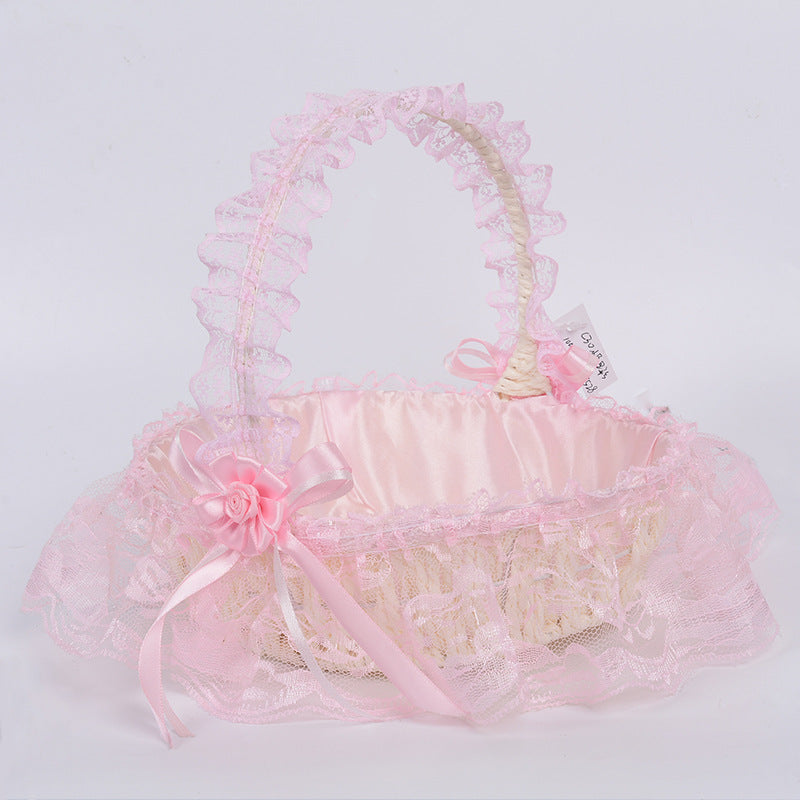 Decorative Lace Basket Siopsrl