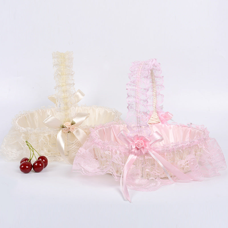 Decorative Lace Basket Siopsrl