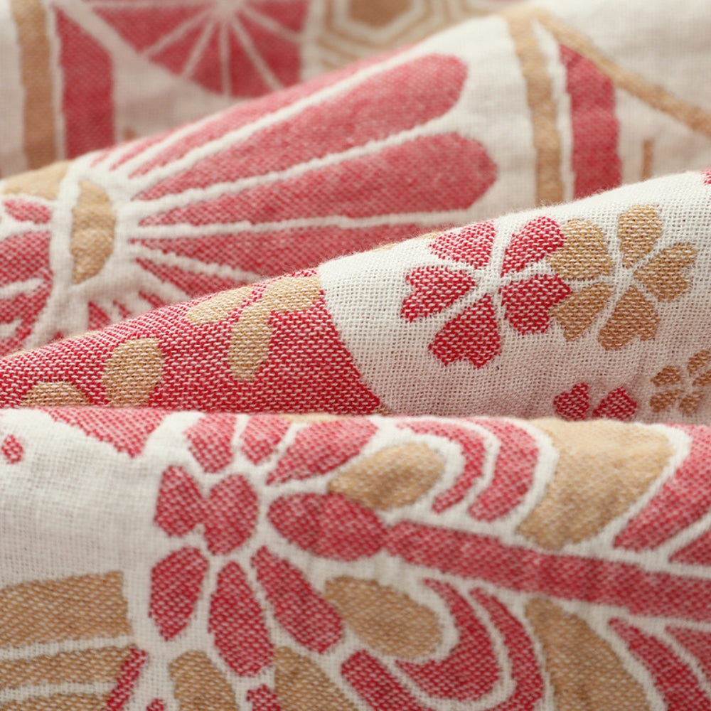 Siopsrl| Joyful Haven Four-Layer Cotton Blanket