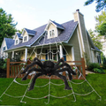 Siopsrl| Halloween Spider Decorations, stretchable spider web