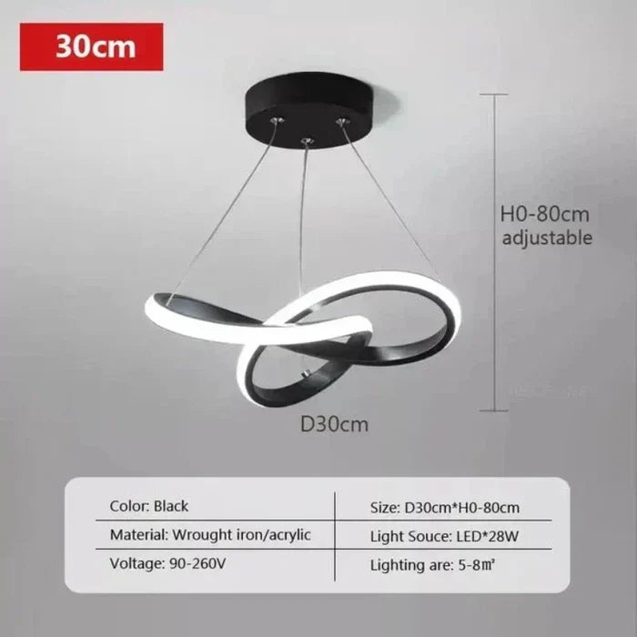 WaveGlow Ceiling Light – Stylish LED Ceiling Lighting Siopsrl
