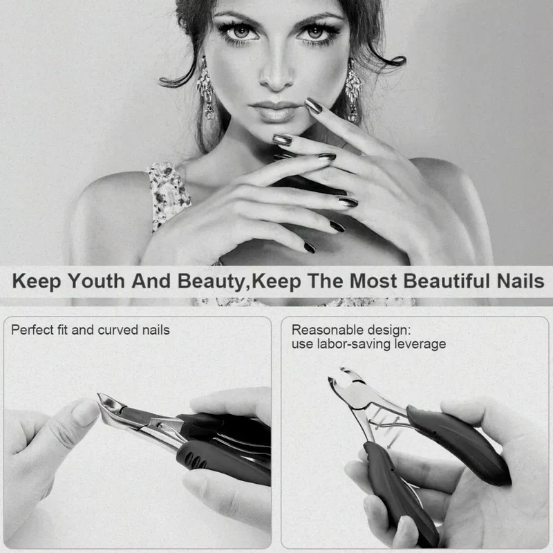 siopsrl | Toenail Clipper for Seniors, Sharp, Ergonomic & Ideal for Thick Nails