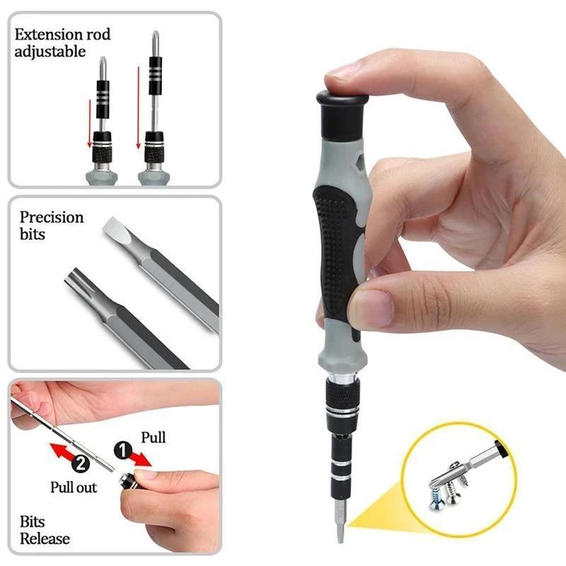 Siopsrl| Multi-Functional Extra Hard 115 in 1 Screwdriver Set