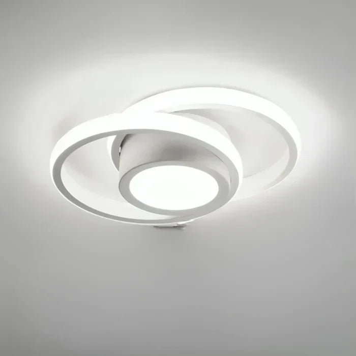 Siopsrl| Modern LED Ceiling Lamp with Double Ring Design - Twilight Rings