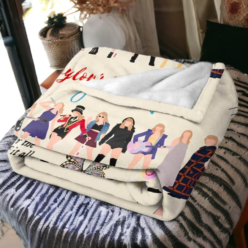 Siopsrl| Swiftmas Nap blanket for Home Office travel