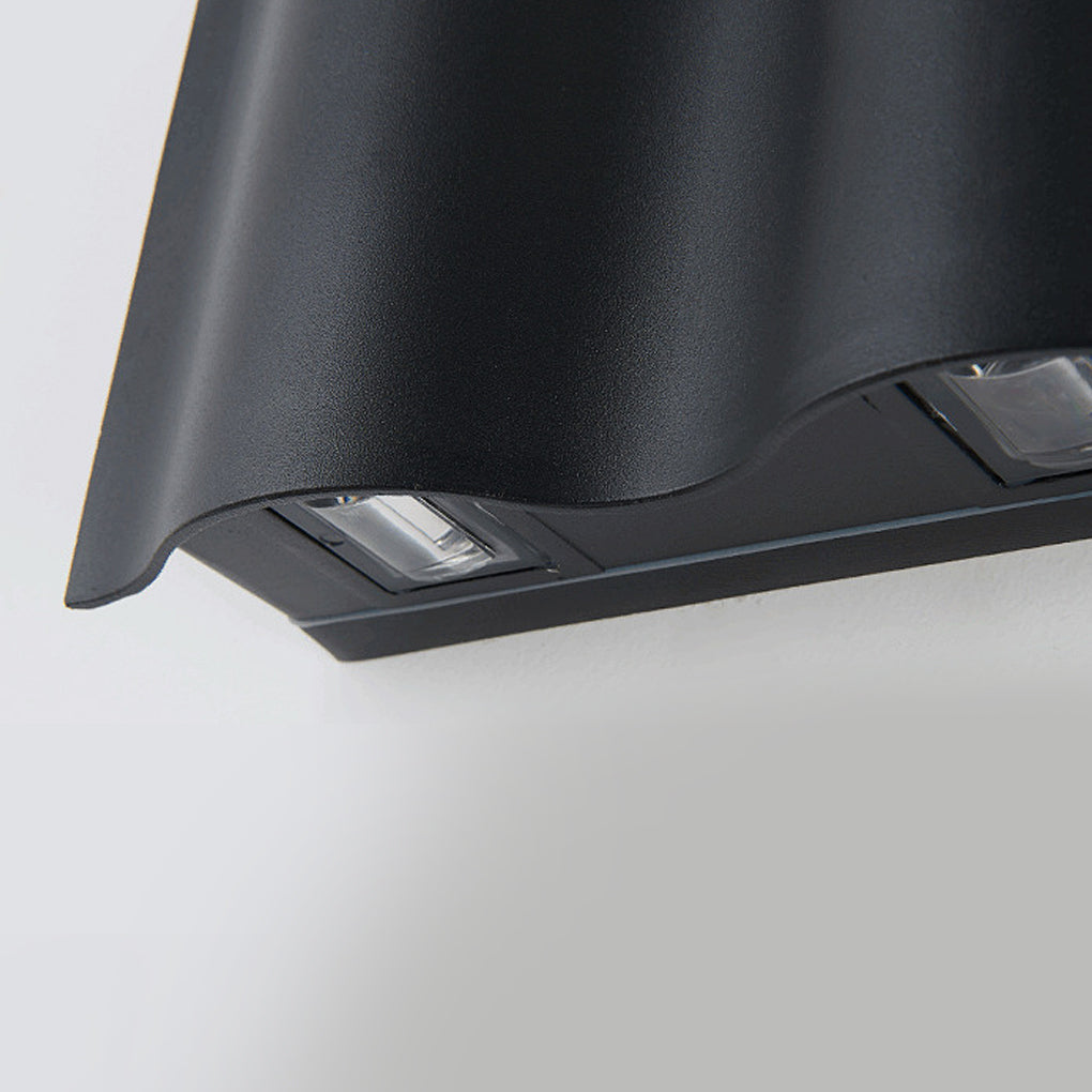 Siopsrl| LED Wall Light Outdoor Modern Black Sconce