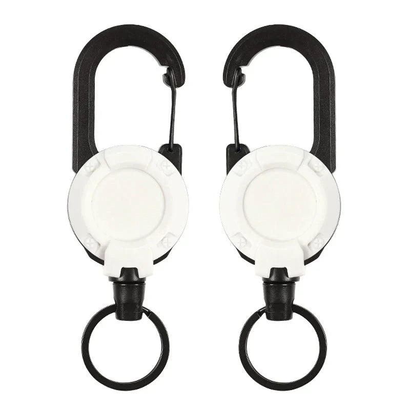 Siopsrl| Automatic retractable wire rope outdoor keychain