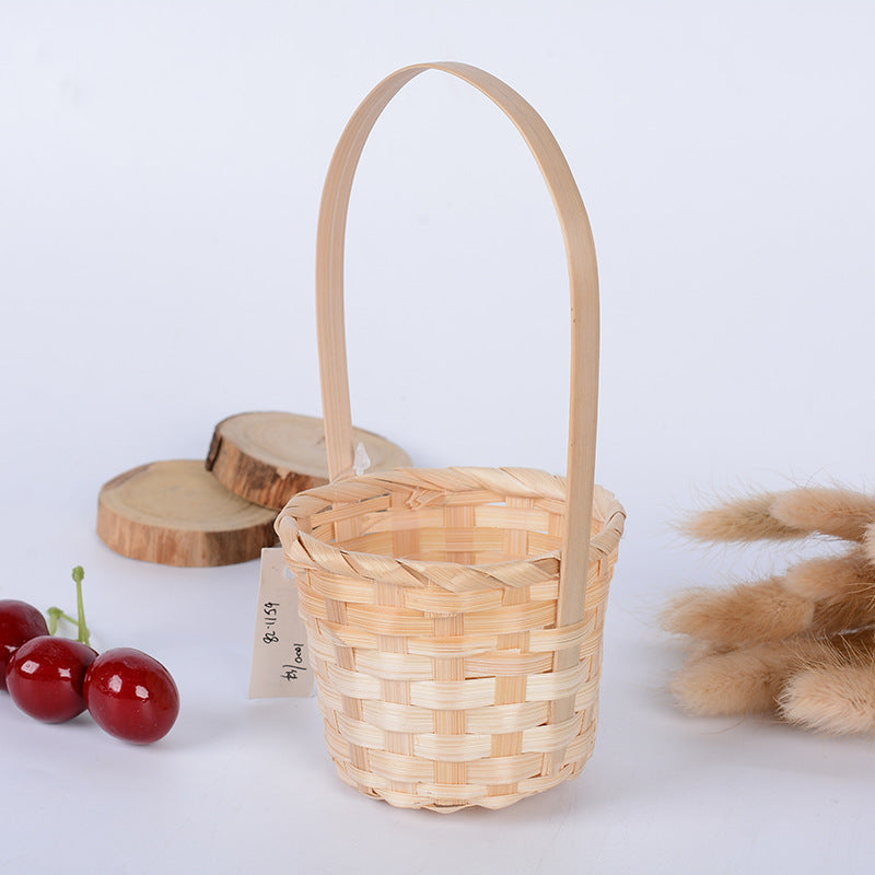 Handcrafted Natural Woven Storage Basket Siopsrl