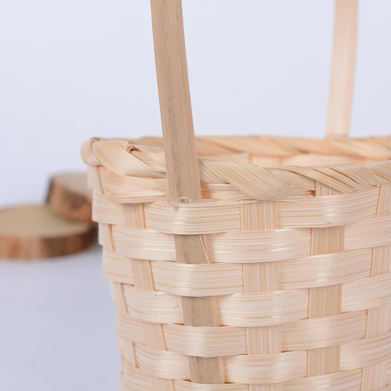 Handcrafted Natural Woven Storage Basket Siopsrl