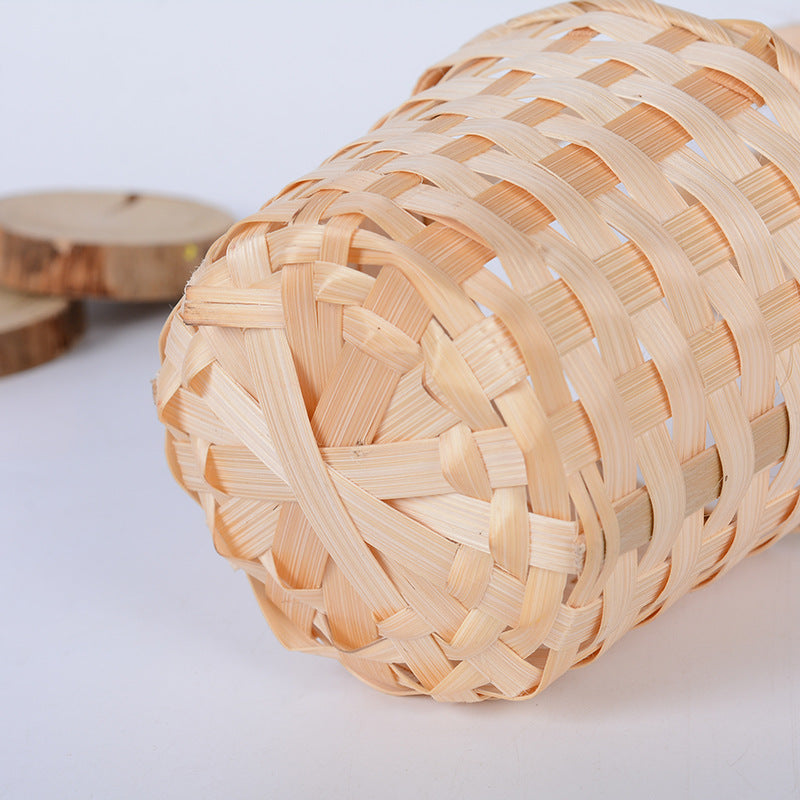 Handcrafted Natural Woven Storage Basket Siopsrl