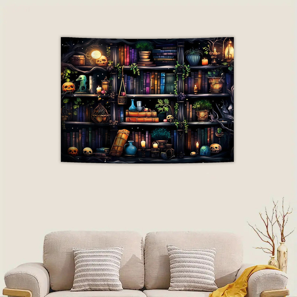 Siopsrl| Skeleton Horror Halloween Tapestry