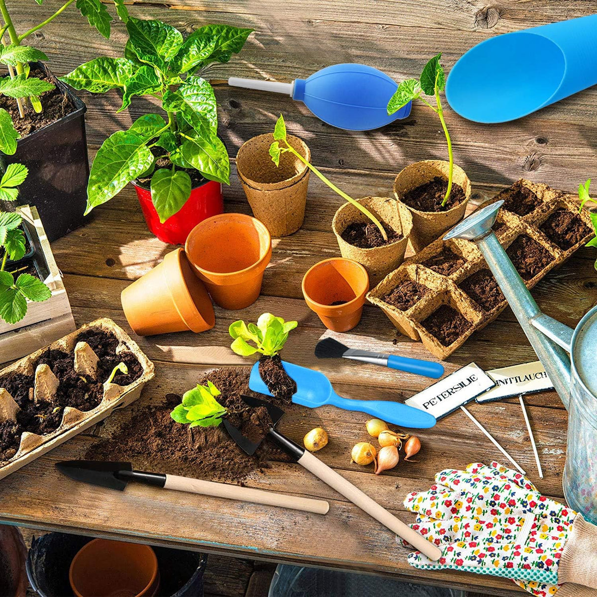 Siopsrl| Succulent Garden Tool Set with Spray Bottle and Accessories
