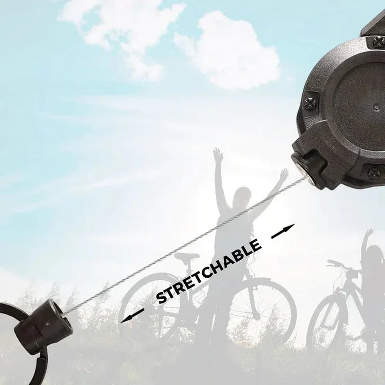 Siopsrl| Heavy-Duty Tactical Retractable Keychain – Multi-Use Outdoor Carabiner Tool