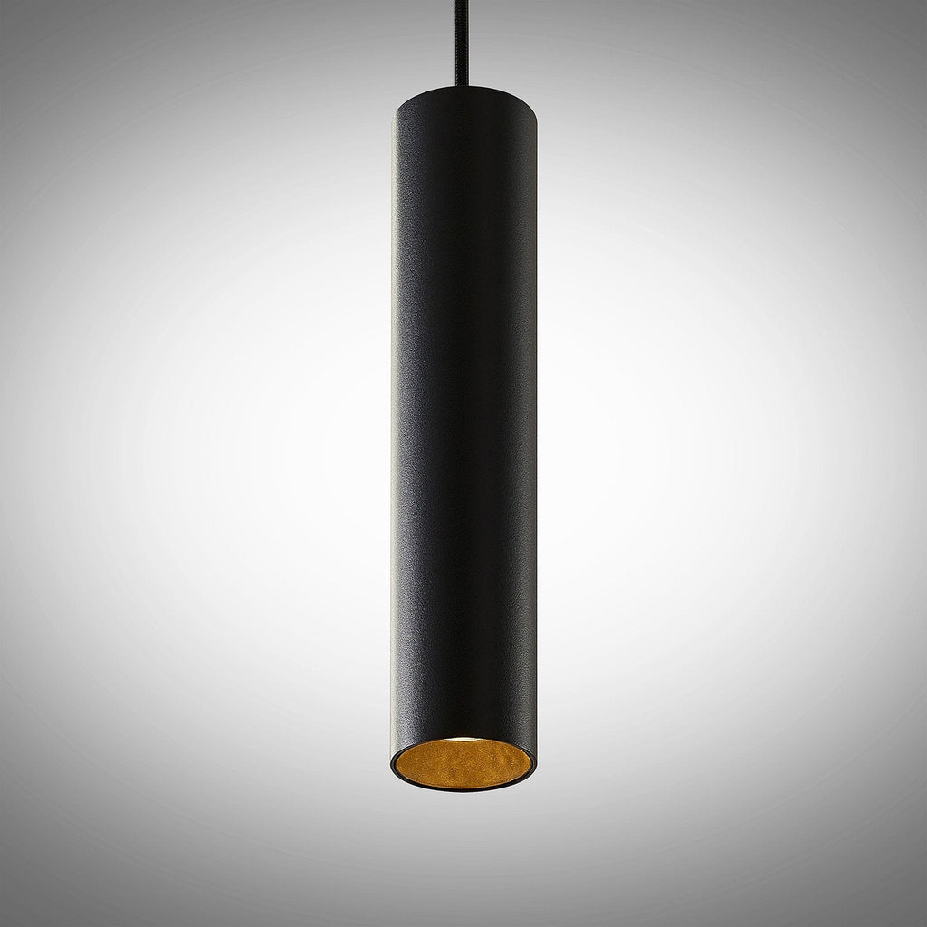 Siopsrl| Pendant Light Black Aluminum Tube Style