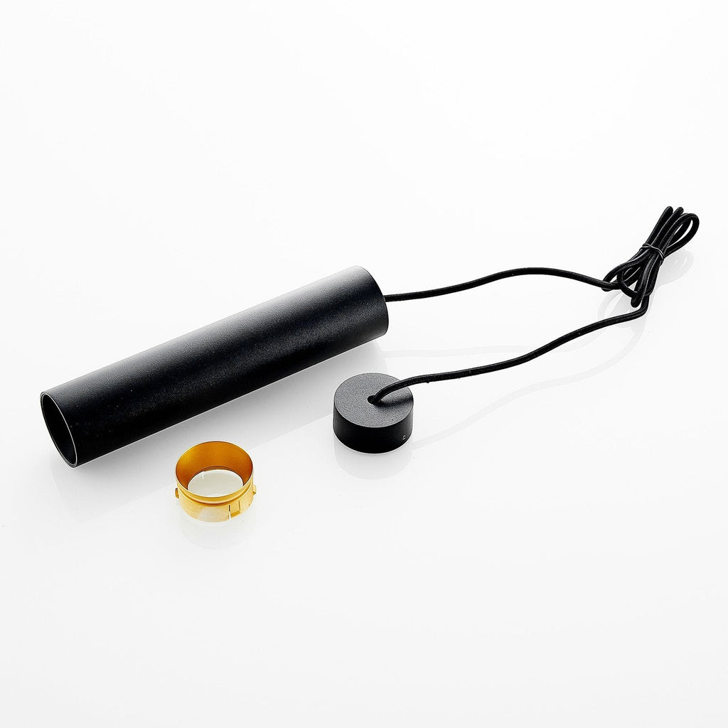 Siopsrl| Pendant Light Black Aluminum Tube Style