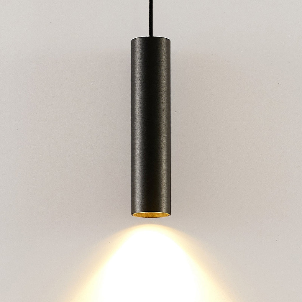 Siopsrl| Pendant Light Black Aluminum Tube Style
