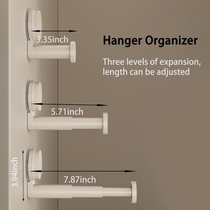 Telescopic Suction Hanger Organizer Siopsrl
