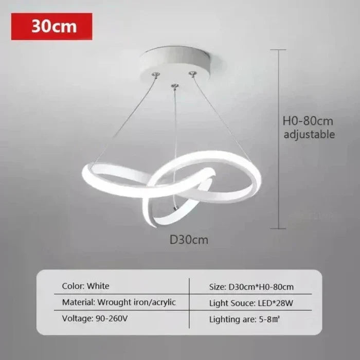 WaveGlow Ceiling Light – Stylish LED Ceiling Lighting Siopsrl