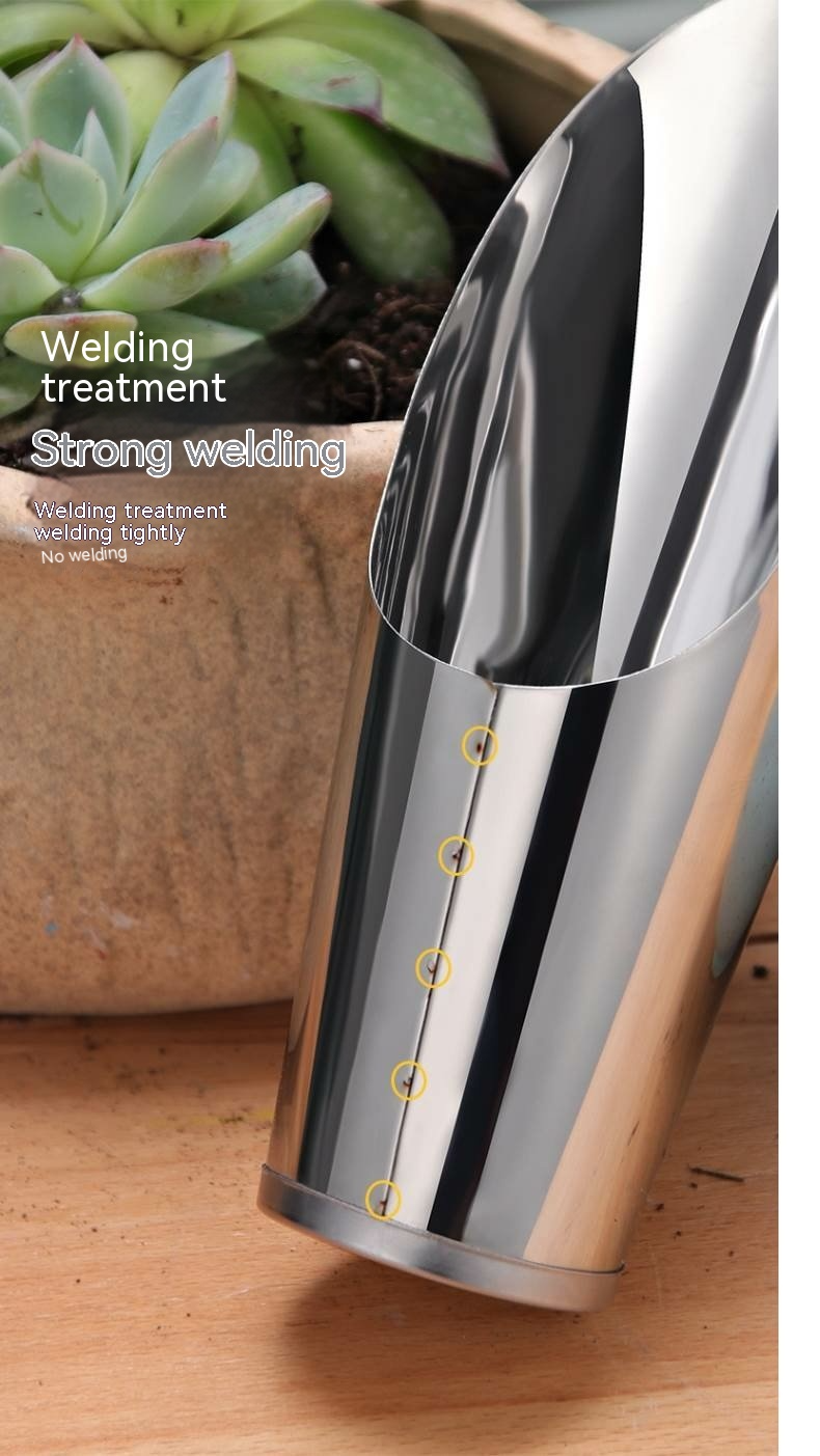 Siopsrl| Stainless Steel Scoop for Potting Soil – Robust Planting Scoop for Garden and Balcony