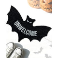 Siopsrl| UNWELCOME Halloween Bat Doormat – Spooky Decorative Entry Rug for Porch, Patio, or Indoor Use