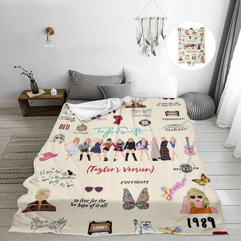 Siopsrl| Swiftmas Nap blanket for Home Office travel