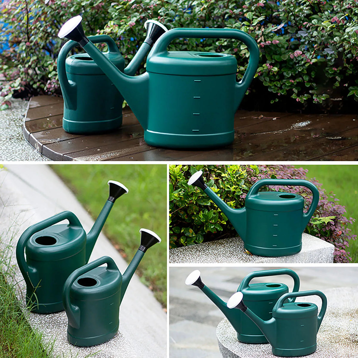 Siopsrl| Large-volume watering can with long spout – plastic for garden care