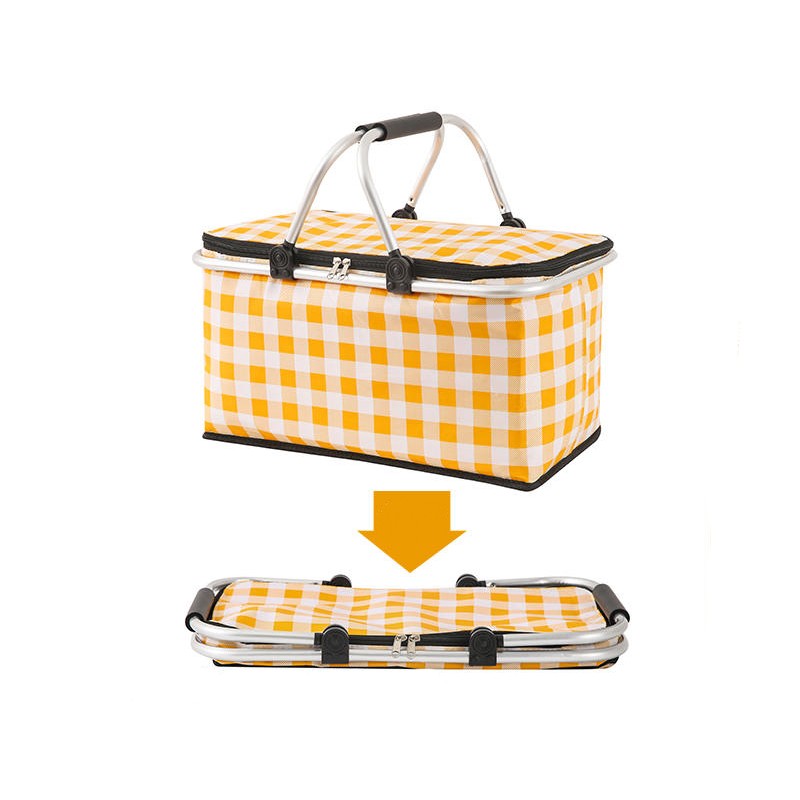 Siopsrl| Foldable Outdoor Portable Picnic Basket
