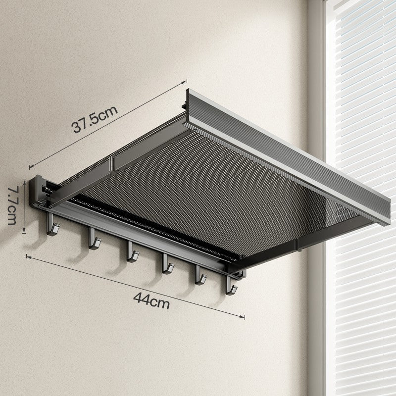 Siopsrl| Invisible Folding Non-Punch Wall-Mounted Storage Shelf