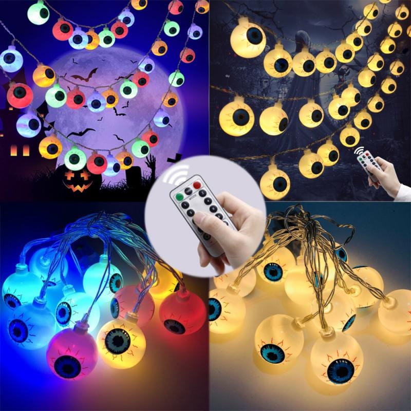 Siopsrl| Eyeball LED Light Cable | Halloween Decoration