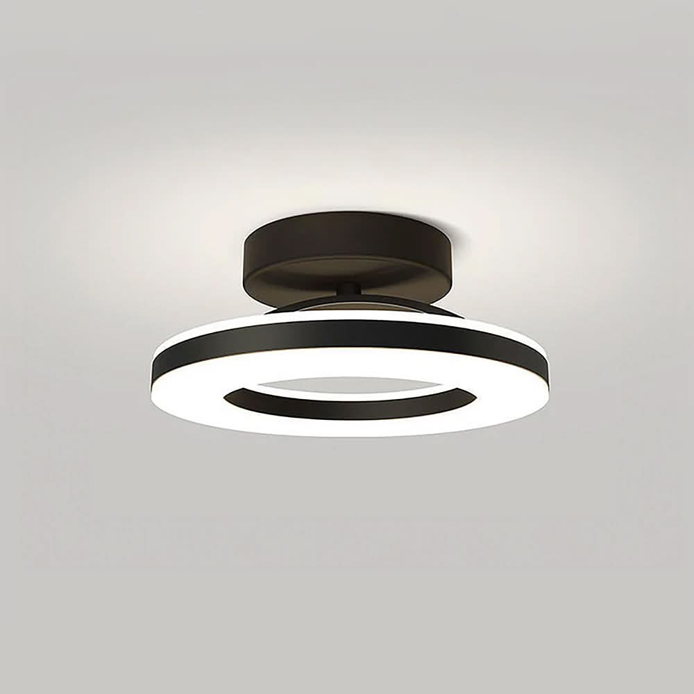 Siopsrl| ZAYNO Black LED Ceiling Light – Modern Flush Mount