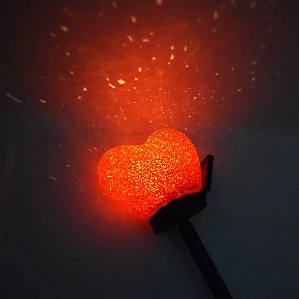 Modern Art Deco Solar Waterproof ABS Plastic & Nano Heart-Shaped Decorative LED Outdoor Light Landscape Lighting For Garden & Outdoor Patio | Siopsrl