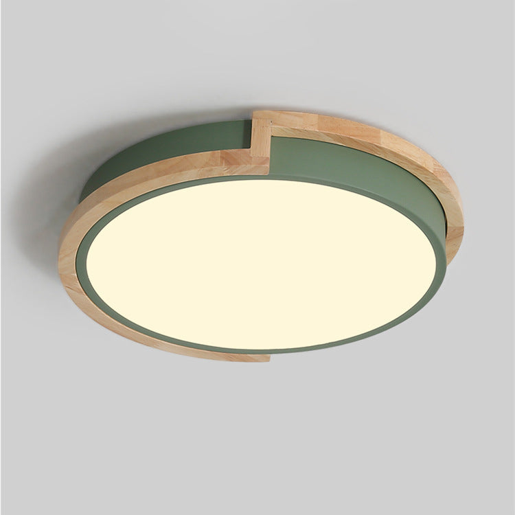 Siopsrl| LumenCraft Nordic LED Ceiling Light | Wooden Frame | Acrylic Shade | Mood Light | For Bedroom and Living Room