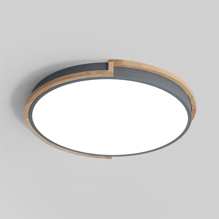 Siopsrl| LumenCraft Nordic LED Ceiling Light | Wooden Frame | Acrylic Shade | Mood Light | For Bedroom and Living Room