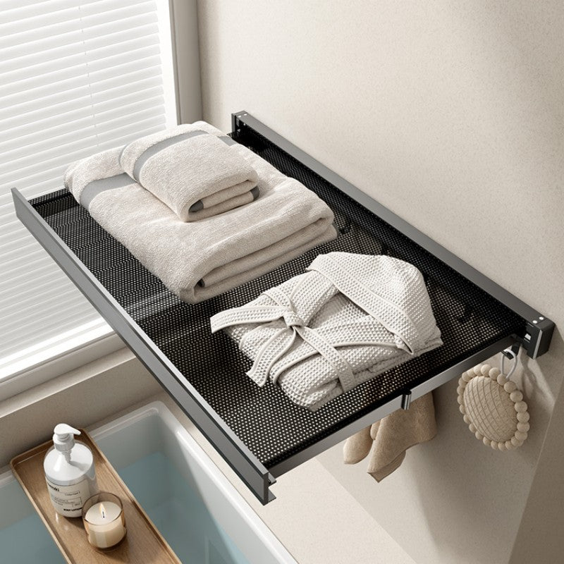 Siopsrl| Invisible Folding Non-Punch Wall-Mounted Storage Shelf